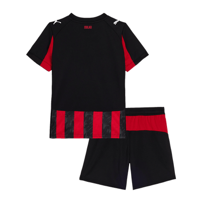 Miniconjunto AC Milan 2025/26 Primera Equipación Niño