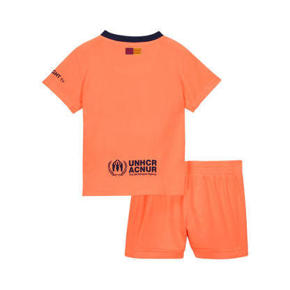 Conjunto Infantil Barcelona 2025/26 Tercera Equipación Kids