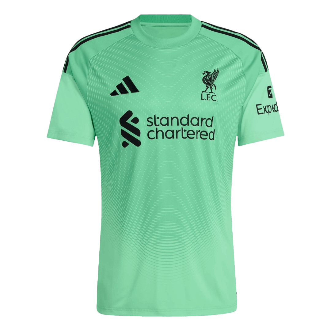 Liverpool Goalkeeper Soccer Jersey 25/26 Green