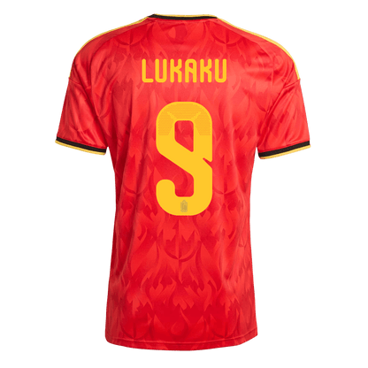 Camiseta Lukaku #9 Bélgica 2026 Primera Equipación Copa del Mundo - Versión Hincha - Vista 8
