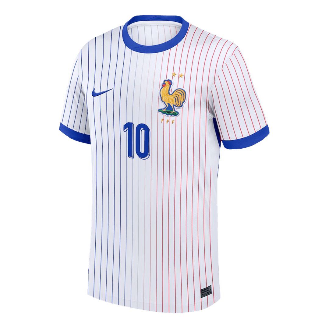 Camiseta MBAPPE #10 Francia Euro 2024 Segunda Equipación Hombre-Versión Hincha