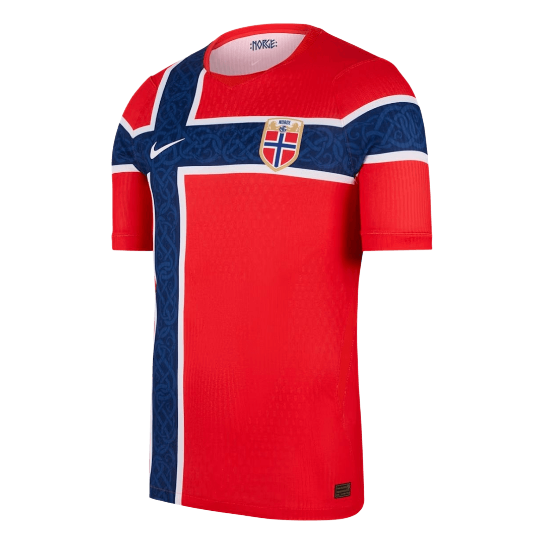 Camiseta Auténtica Noruega 2026 Primera Equipación Copa del Mundo - Versión Jugador