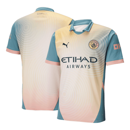 UCL Camiseta Manchester City 2024/25 Cuarta Equipación 'Definitivamente City' - Versión Hincha