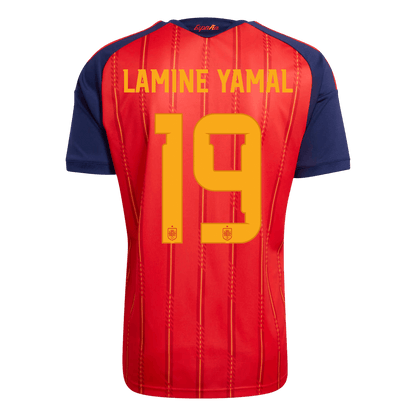 Camiseta Lamine Yamal #19 España 2026 Primera Equipación Copa del Mundo - Versión Hincha (Calidad Premium)