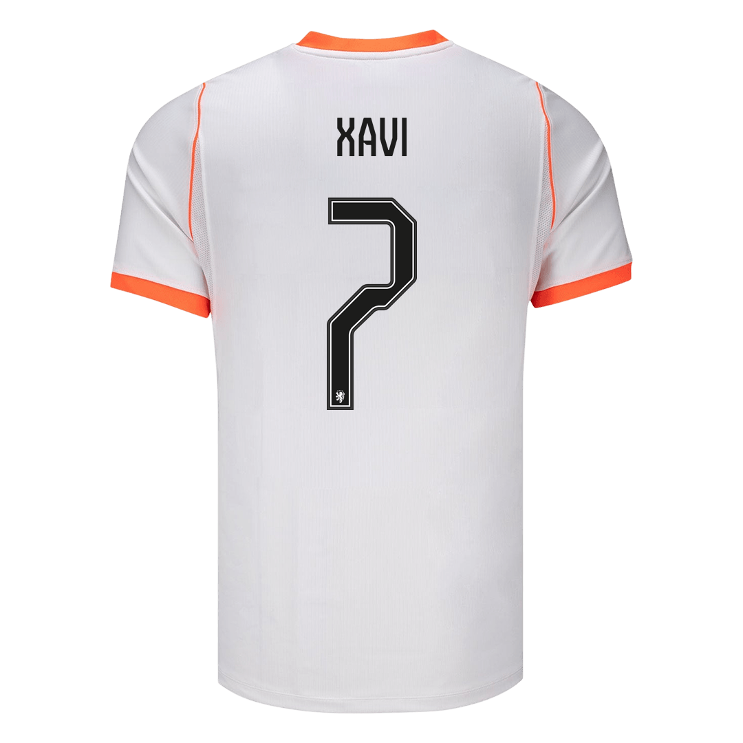 Camiseta XAVI #7 Netherlands 2026 Segunda Equipación Copa del Mundo - Versión Hincha