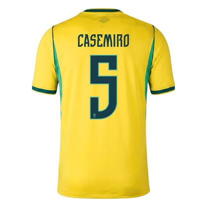 Camiseta CASEMIRO #5 Brazil 2026 Primera Equipación Copa del Mundo - Versión Hincha