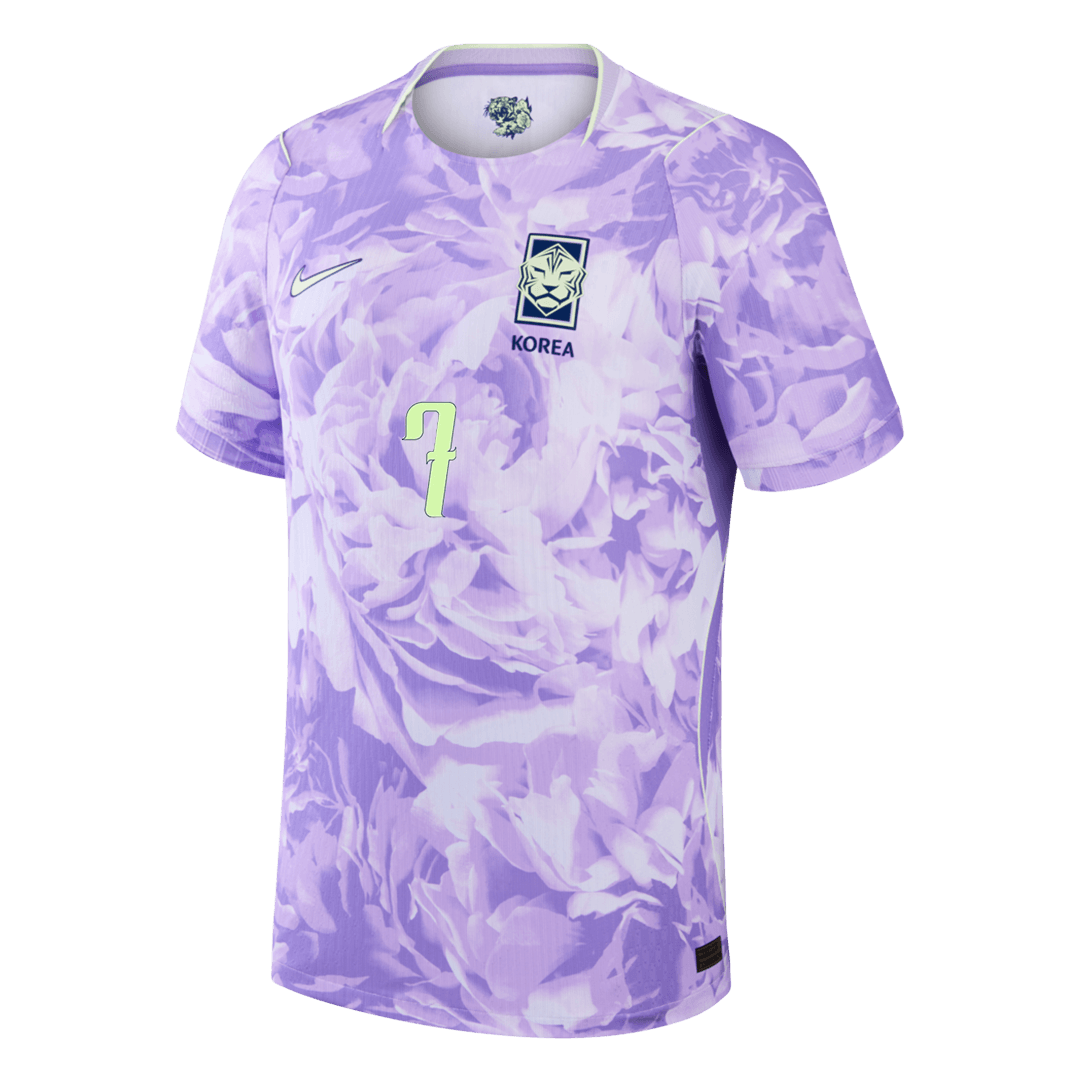 Camiseta Auténtica HEUNGMIN #7 South Korea 2026 Segunda Equipación Copa del Mundo -Versión Jugador