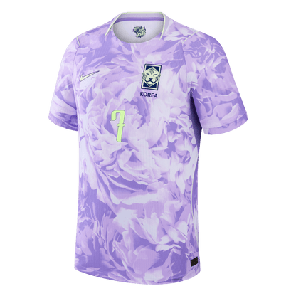 Camiseta Auténtica HEUNGMIN #7 South Korea 2026 Segunda Equipación Copa del Mundo -Versión Jugador