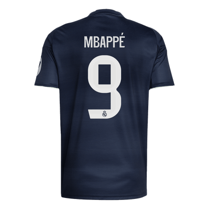 Camiseta MBAPPÉ #9 Real Madrid 2025/26 Segunda Equipación-Versión Hincha