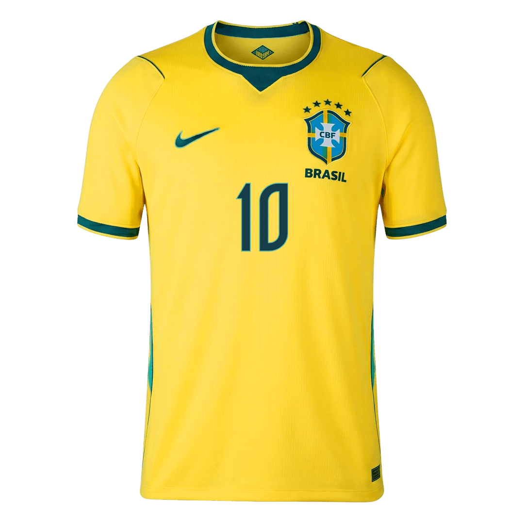 Camiseta NEYMAR JR. #10 Brazil 2026 Primera Equipación Copa del Mundo - Versión Hincha