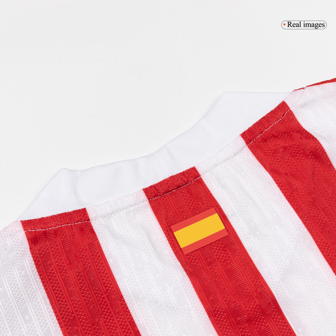 Camiseta Auténtica Sørloth #9 Atletico Madrid 2025/26 Primera Equipación - Versión Jugador