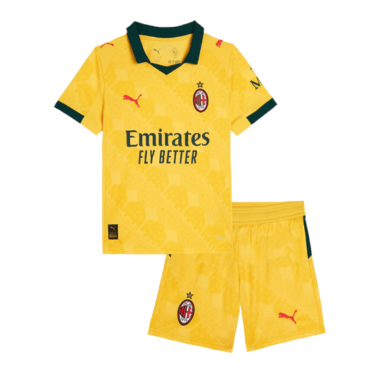 Conjunto Infantil AC Milan 2025/26 Tercera Equipación Kids