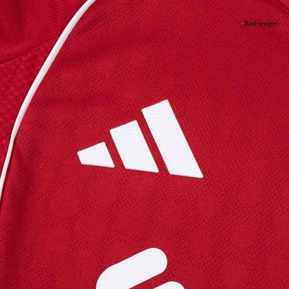 Camiseta Auténtica SZOBOSZLAI #8 Liverpool 2025/26 Primera Equipación -Versión Jugador