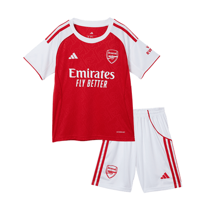 Miniconjunto Arsenal 2025/26 Local Niño (Camiseta + Pantalón Corto)
