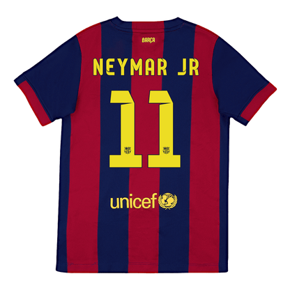 Camiseta Retro 2014/15 NEYMAR JR #11 Barcelona Primera Equipación