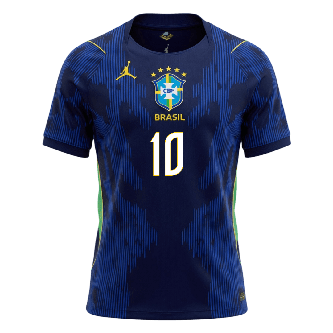 Camiseta NEYMAR JR. #10 Brazil 2026 Segunda Equipación Copa del Mundo - Versión Hincha