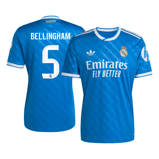 Camiseta BELLINGHAM #5 Real Madrid 2025/26 Tercera Equipación-Versión Hincha