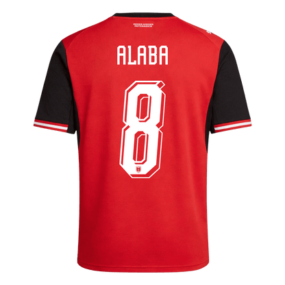 Camiseta ALABA #8 Austria 2026 Primera Equipación Copa del Mundo - Versión Hincha