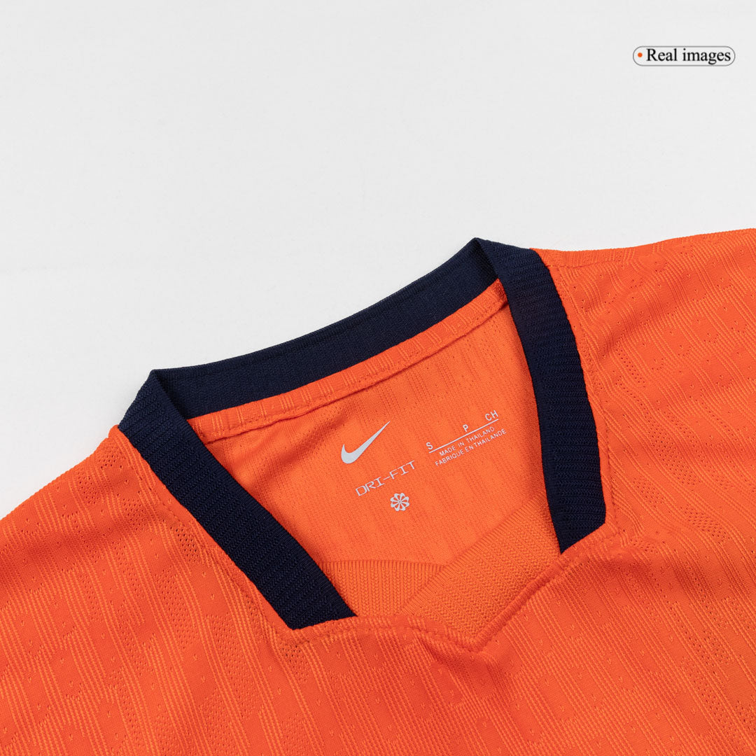 Camiseta Auténtica F.DE JONG #21 Netherlands 2026 Primera Equipación Copa del Mundo -Versión Jugador
