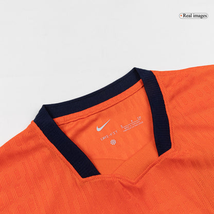 Camiseta Auténtica VIRGIL #4 Netherlands 2026 Primera Equipación Copa del Mundo -Versión Jugador