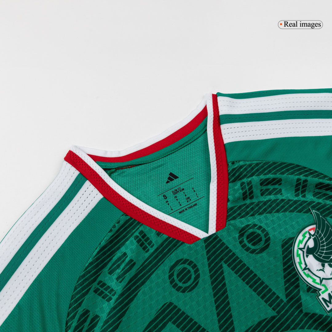 Camiseta Auténtica S. Giménez #11 México 2026 Primera Equipación Copa del Mundo - Versión Jugador - Vista 7