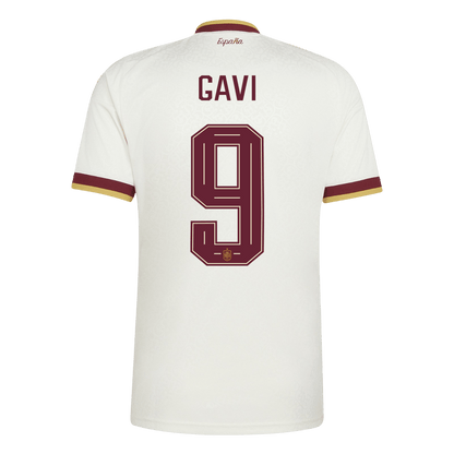 Camiseta GAVI #9 Spain 2026 Segunda Equipación Copa del Mundo - Versión Hincha