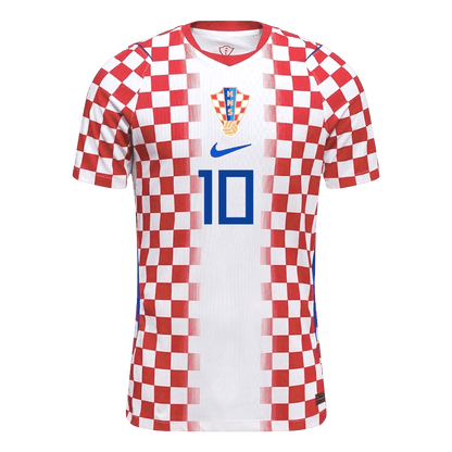 Camiseta Auténtica MODRIĆ #10 Croatia 2026 Primera Equipación Copa del Mundo -Versión Jugador