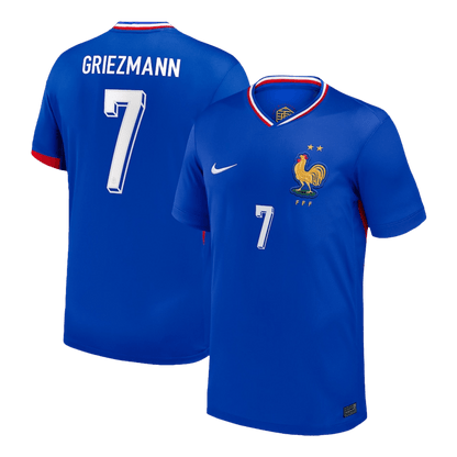 Camiseta GRIEZMANN #7 Francia Euro 2024 Primera Equipación Hombre-Versión Hincha