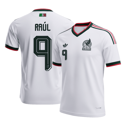 Camiseta Raúl #9 México 2026 Segunda Equipación Copa del Mundo - Versión Hincha