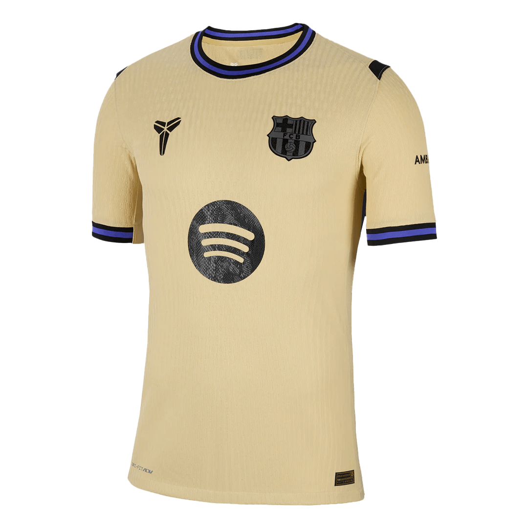 UCL Camiseta Auténtica RASHFORD #14 Barcelona 2025/26 Segunda Equipación-Versión Jugador