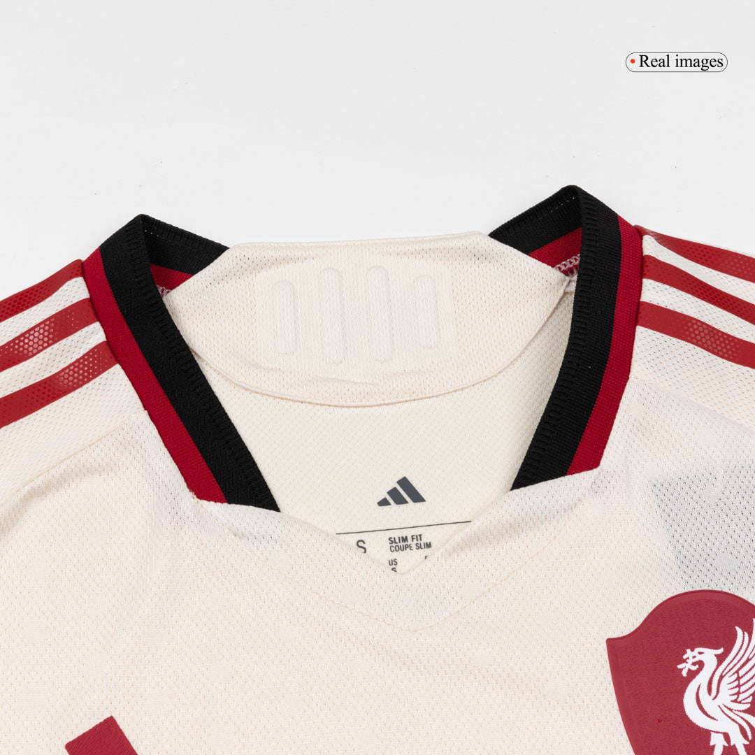 Camiseta Auténtica SZOBOSZLAI #8 Liverpool 2025/26 Segunda Equipación -Versión Jugador