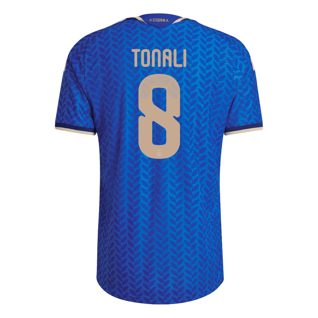 Camiseta Auténtica Tonali #8 Italia 2026 Primera Equipación Copa del Mundo - Versión Jugador - Vista 8