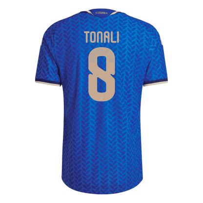Camiseta Auténtica Tonali #8 Italia 2026 Primera Equipación Copa del Mundo - Versión Jugador - Vista 8