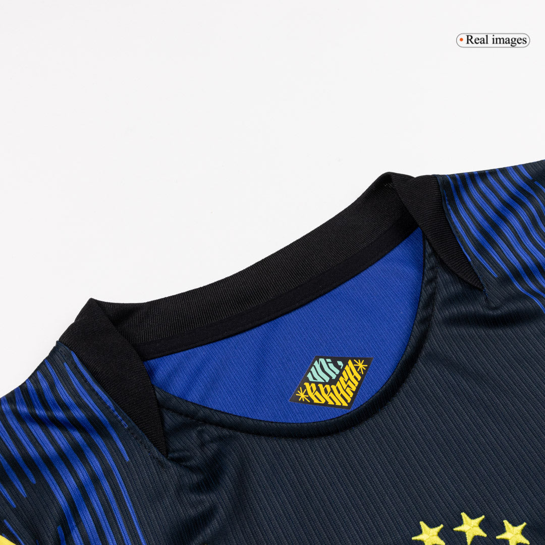 Camiseta ENDRICK #19 Brazil 2026 Segunda Equipación Copa del Mundo - Versión Hincha