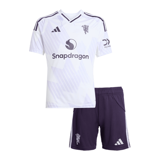 Miniconjunto Manchester United 2025/26 Segunda Equipación Niño