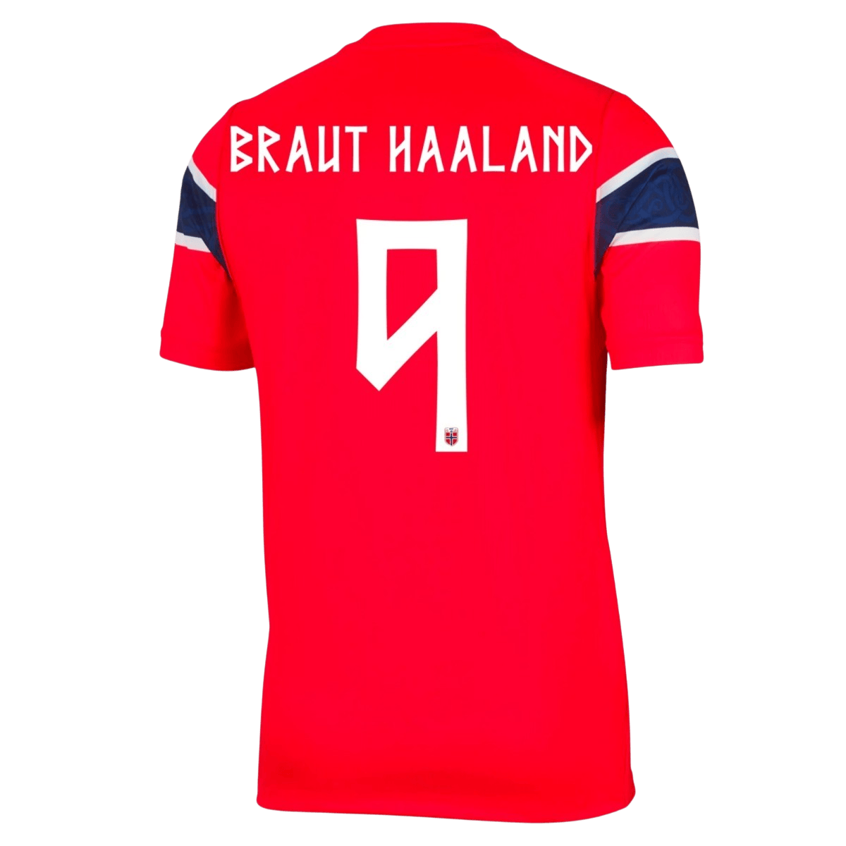 Camiseta Braut Haaland #9 Noruega 2026 Primera Equipación Copa del Mundo - Versión Hincha