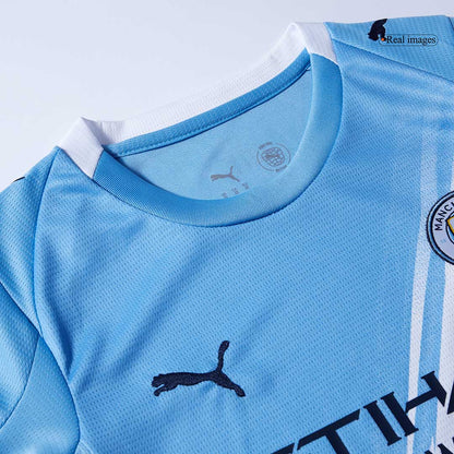 Miniconjunto Manchester City 2025/26 Local Niño (Camiseta + Pantalón Corto)