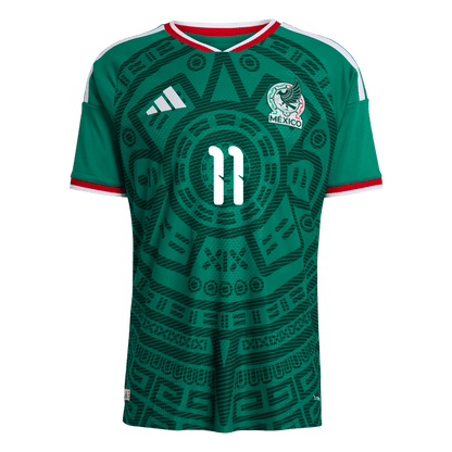 Camiseta Auténtica S. Giménez #11 México 2026 Primera Equipación Copa del Mundo - Versión Jugador - Vista 9