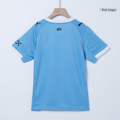 Miniconjunto Manchester City 2025/26 Local Niño (Camiseta + Pantalón Corto)