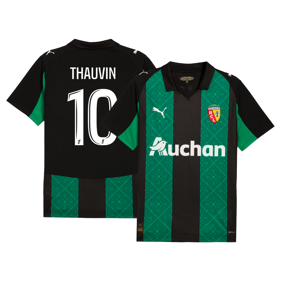 Camiseta THAUVIN #10 RC Lens 2025/26 Segunda Equipación - Versión Hincha