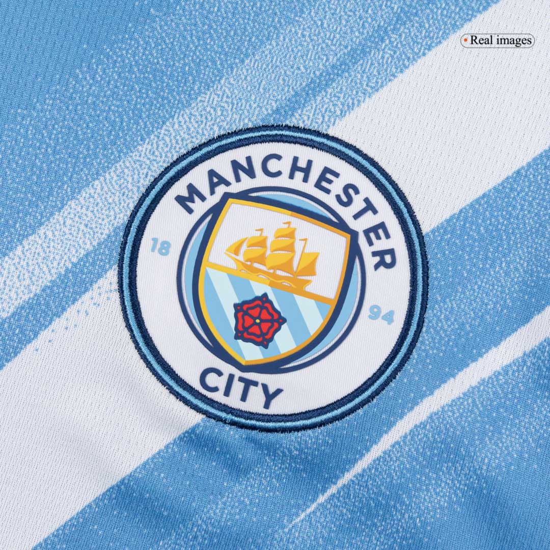 Camiseta Cherki #10 Manchester City 2025/26 Primera Equipación - Versión Hincha (Calidad Premium) - Vista 7
