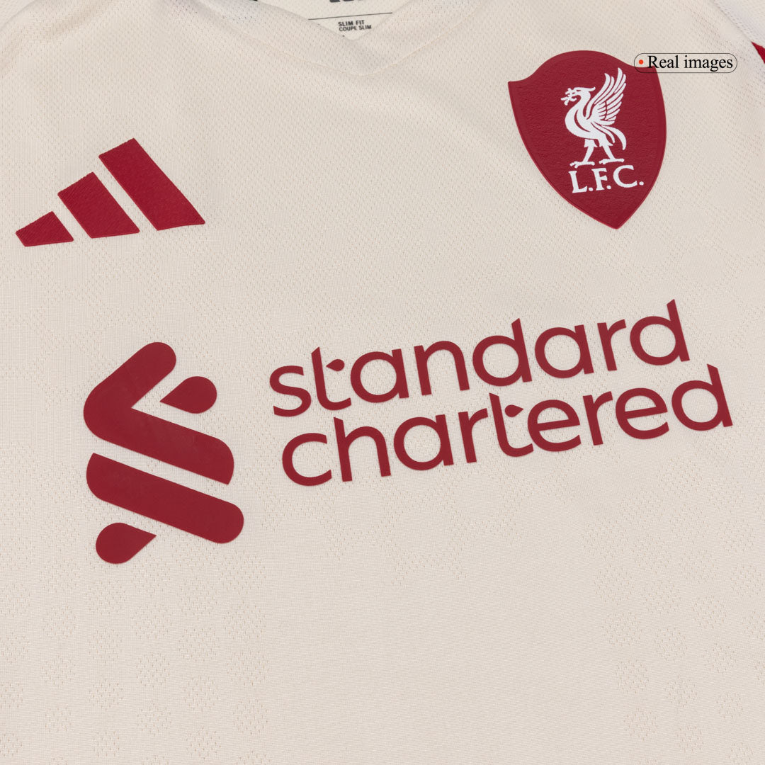 Camiseta Auténtica SZOBOSZLAI #8 Liverpool 2025/26 Segunda Equipación -Versión Jugador