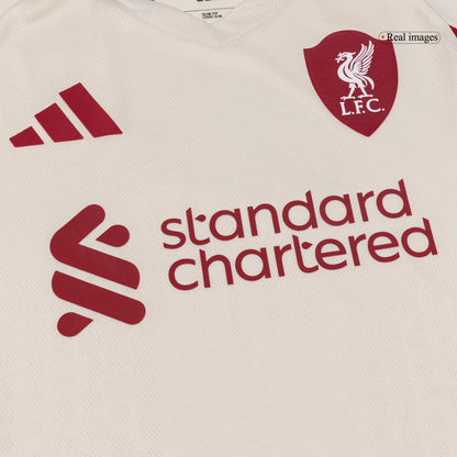 Camiseta Auténtica SZOBOSZLAI #8 Liverpool 2025/26 Segunda Equipación -Versión Jugador