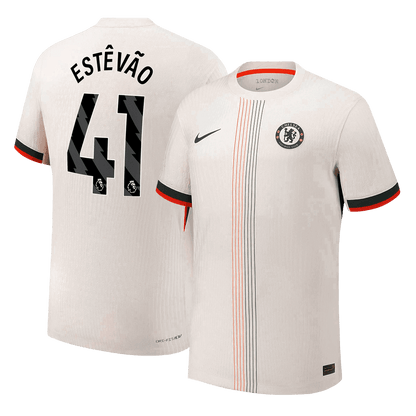 Camiseta Auténtica ESTÊVÃO #41 Chelsea 2025/26 Segunda Equipación -Versión Jugador