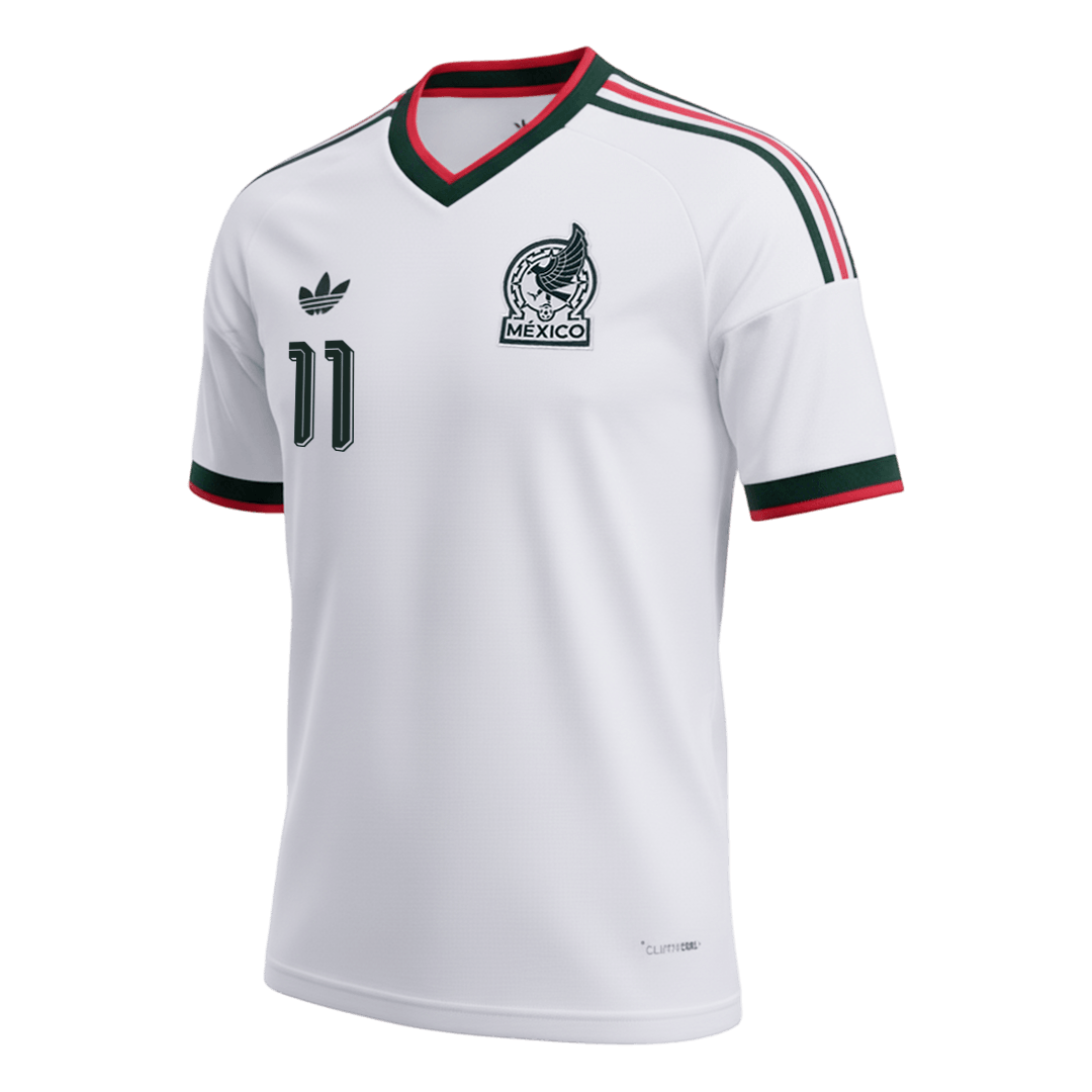 Camiseta S.GIMENEZ #11 Mexico 2026 Segunda Equipación Copa del Mundo - Versión Hincha
