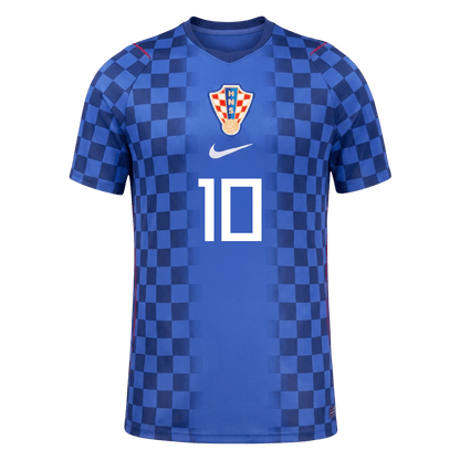Camiseta MODRIĆ #10 Croatia 2026 Segunda Equipación Copa del Mundo - Versión Hincha