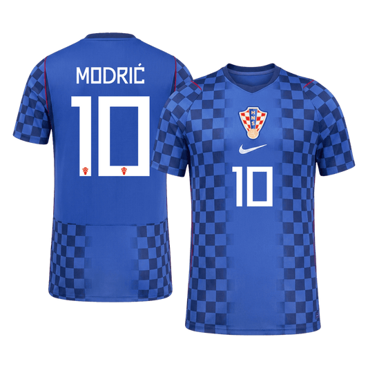 Camiseta Modrić #10 Croacia 2026 Segunda Equipación Copa del Mundo - Versión Hincha