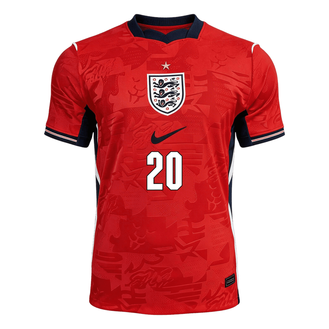 Camiseta Palmer #20 Inglaterra 2026 Segunda Equipación Copa del Mundo - Versión Hincha - Vista 6