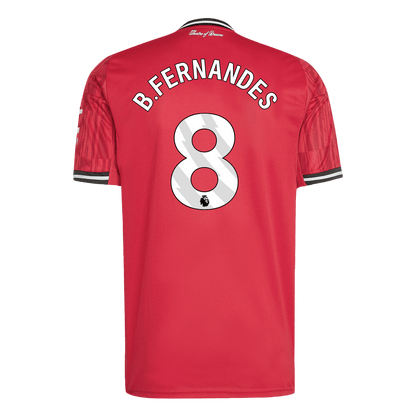 Camiseta B.FERNANDES #8 Manchester United 2025/26 Primera Equipación-Versión Hincha