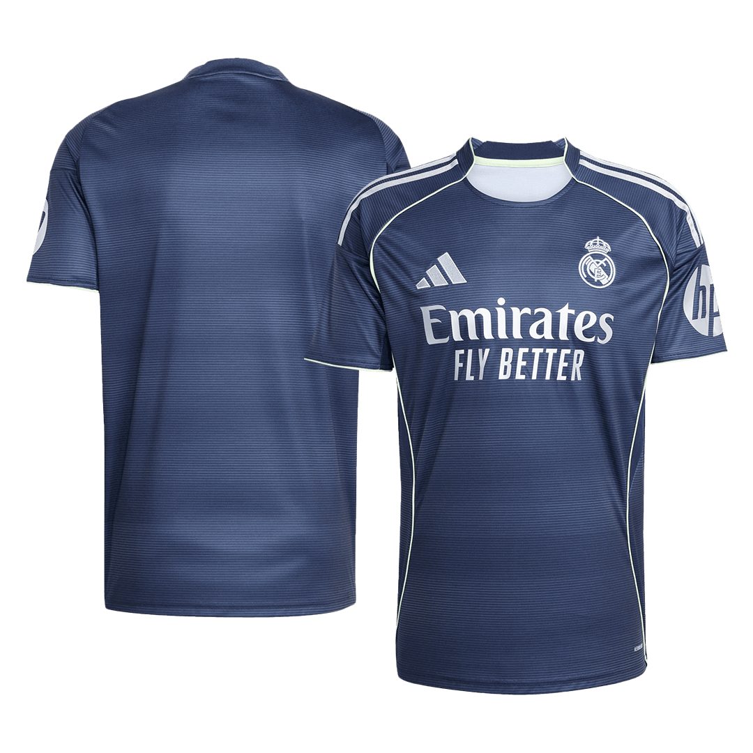 Calidad Premium Camiseta Real Madrid 2025/26 Segunda Equipación-Versión Hincha